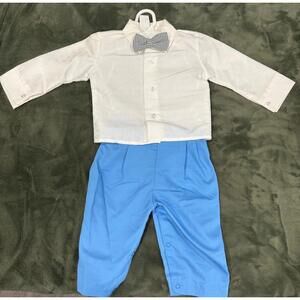 VTG Kids Two Piece Dress Slacks & Button up Shirt Sz 2t